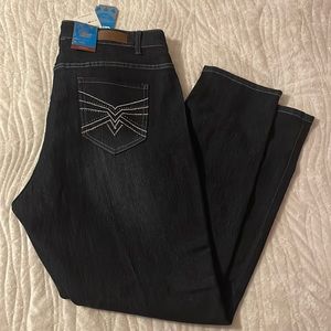 Dkin Deep blue Jean. Size 18W Skinny bootcut